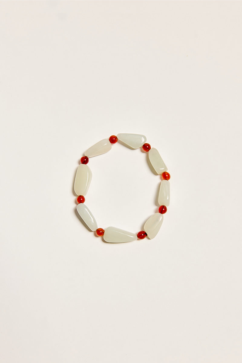 Hetian Jade Bracelet - Red