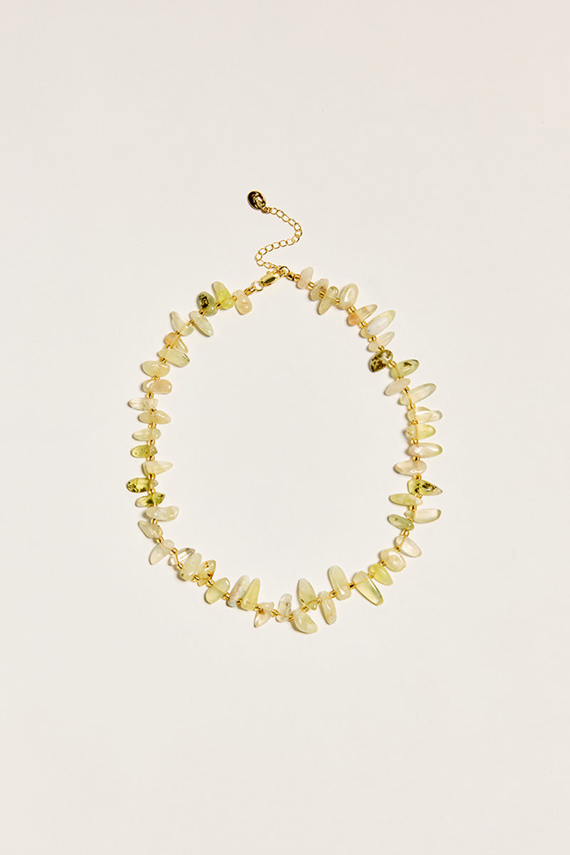 Lucky Yellow Opal Radiance Necklace