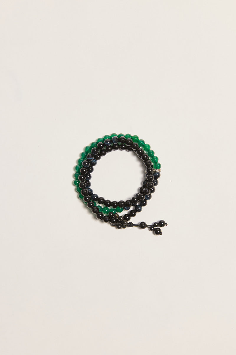 Verdant-obsidian Rhapsody Bracelet