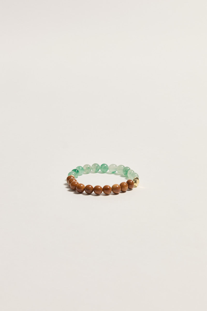 Cookeite&Jade Luck Bracelet