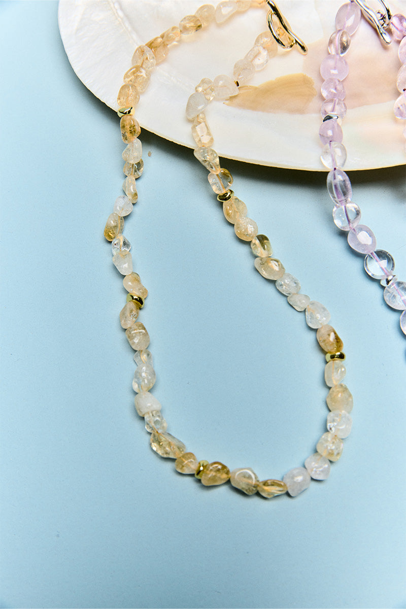 Gloden Glow Citrine Necklace