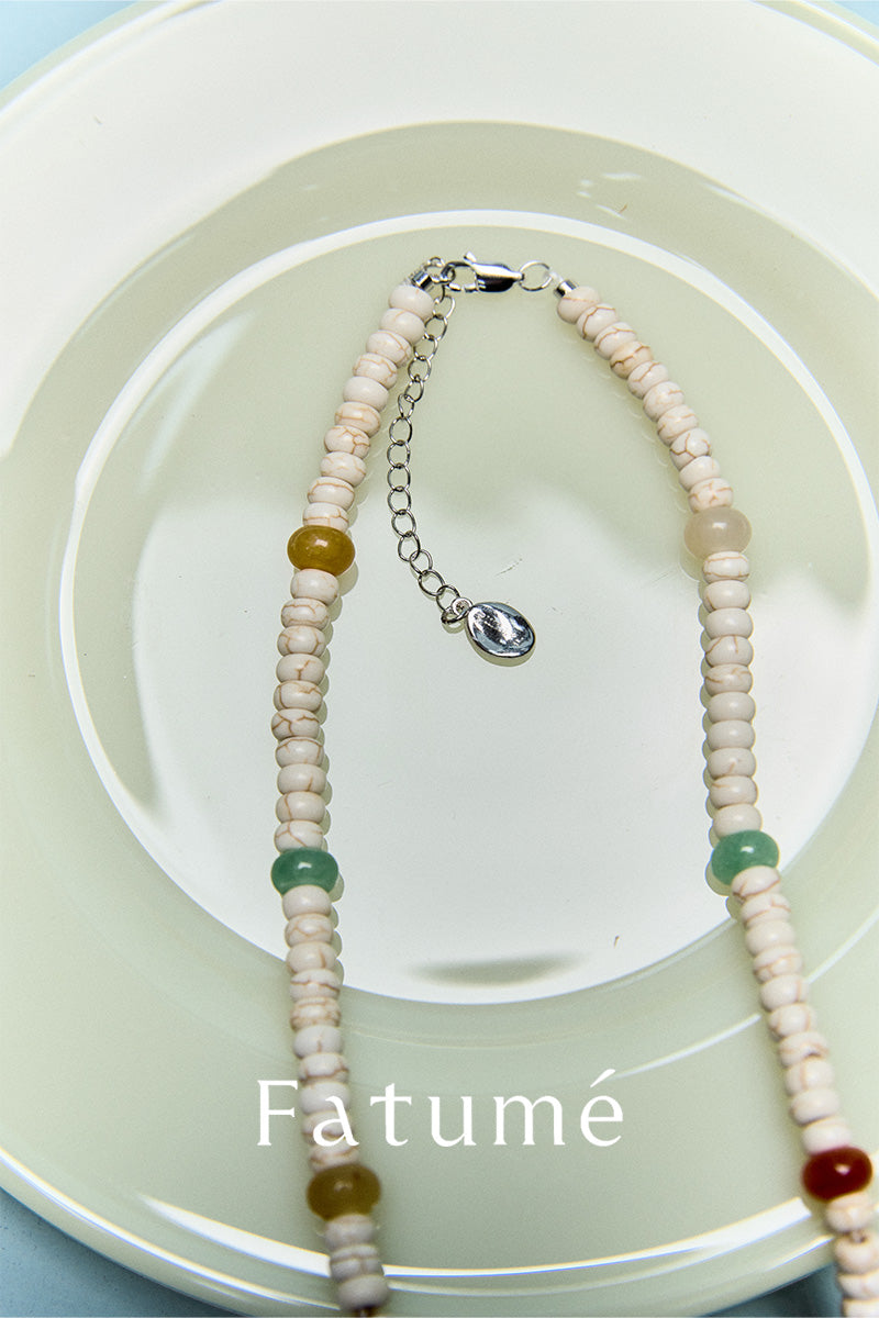 White Turquoise Serenity Necklace