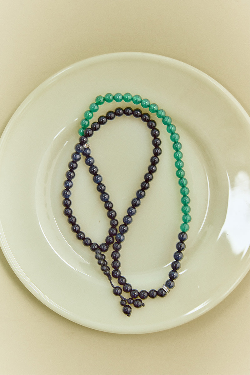 Verdant-obsidian Rhapsody Bracelet