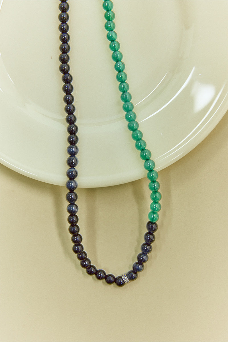Verdant-obsidian Rhapsody Bracelet
