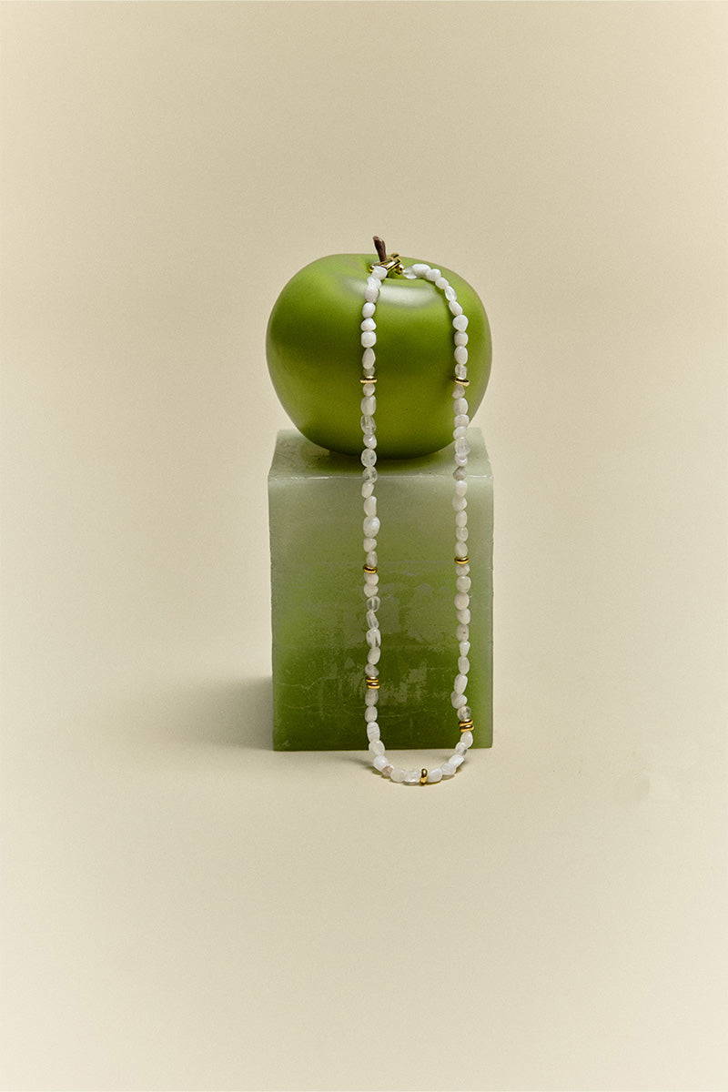 White Agate Necklace