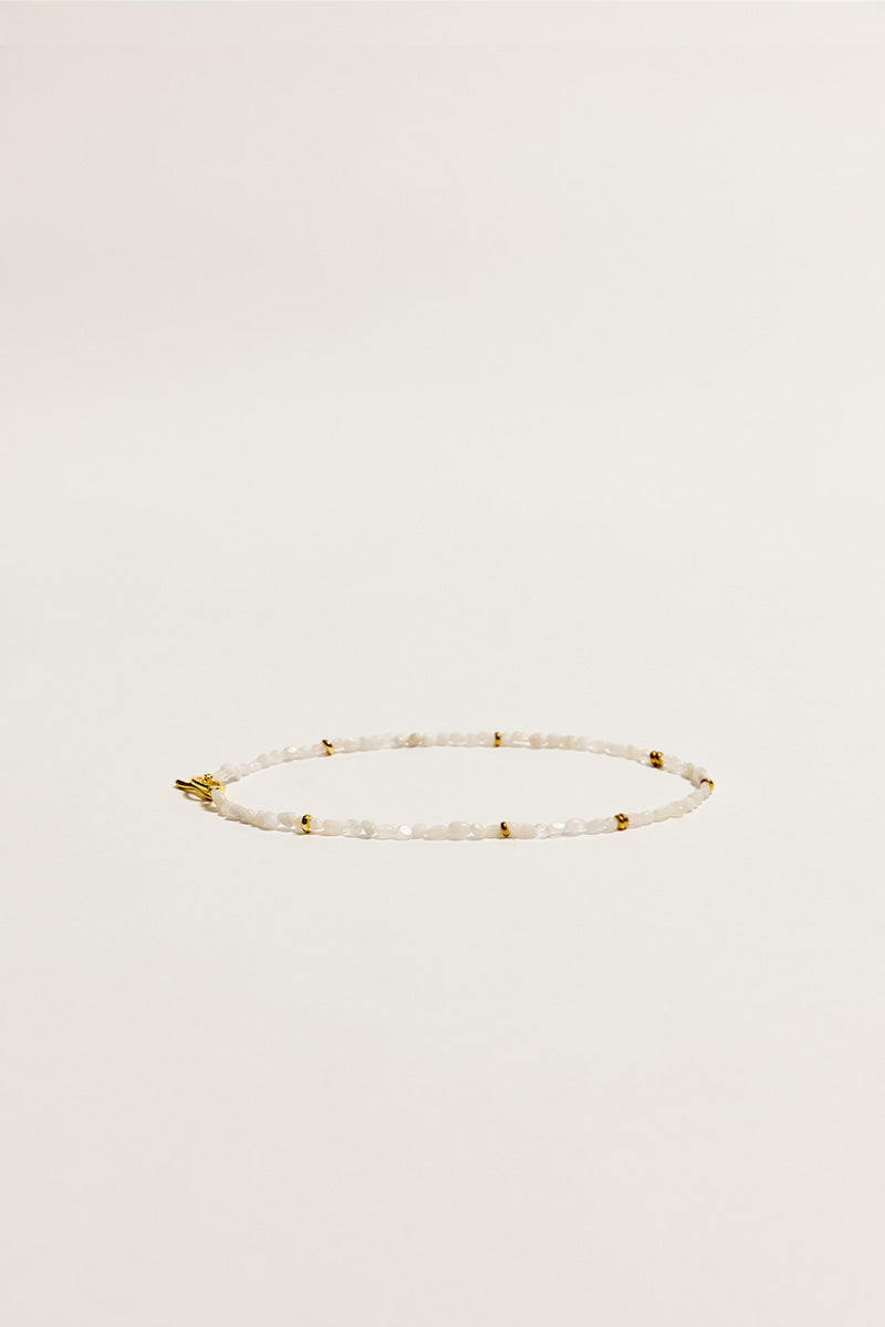 White Agate Necklace
