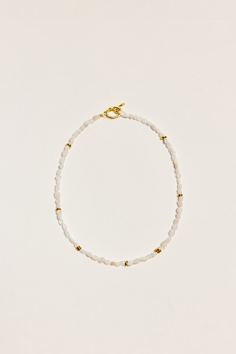White Agate Necklace